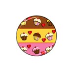 Love cupcakes Hat Clip Ball Marker (4 pack)