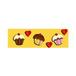 Love cupcakes Satin Scarf (Oblong)