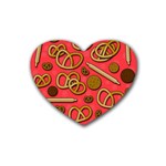 Bakery Rubber Coaster (Heart) 