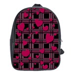 Harts pattern School Bags (XL) 