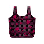 Harts pattern Full Print Recycle Bags (S) 