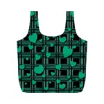 Green love Full Print Recycle Bags (M) 