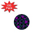 Purple love 1  Mini Buttons (100 pack) 