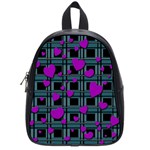 Purple love School Bags (Small) 