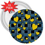 Love design 3  Buttons (10 pack) 
