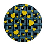 Love design Round Ornament (Two Sides) 