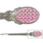 Pink plaid pattern Letter Openers