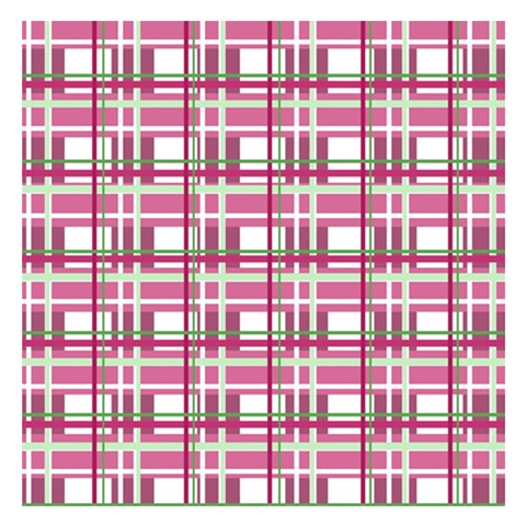 Pink plaid pattern Small Memo Pads from UrbanLoad.com 3.75 x3.75  Memopad