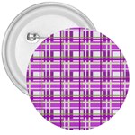 Purple plaid pattern 3  Buttons