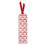Red plaid pattern Small Book Marks