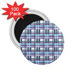 Decorative plaid pattern 2.25  Magnets (100 pack) 