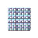 Decorative plaid pattern Square Magnet