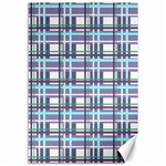 Decorative plaid pattern Canvas 12  x 18  