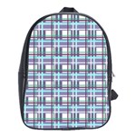 Decorative plaid pattern School Bags(Large) 