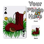 Boot in the grass Playing Cards 54 Designs 