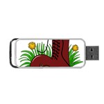 Boot in the grass Portable USB Flash (One Side)