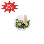 Barefoot in the grass 1  Mini Magnets (100 pack) 