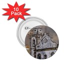 Exterior Facade Antique Colonial Church Olinda Brazil 1.75  Buttons (10 pack)