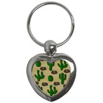 Cactuses Key Chains (Heart) 