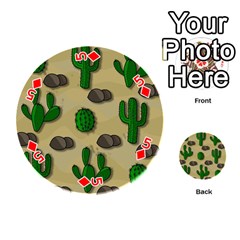 Cactuses Playing Cards 54 (Round)  from UrbanLoad.com Front - Diamond5