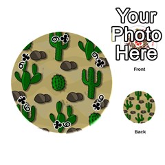 Cactuses Playing Cards 54 (Round)  from UrbanLoad.com Front - Club9