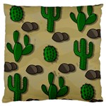 Cactuses Large Cushion Case (One Side)