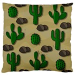 Cactuses Standard Flano Cushion Case (One Side)