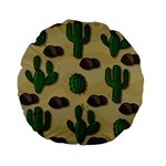 Cactuses Standard 15  Premium Flano Round Cushions