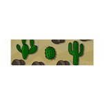 Cactuses Satin Scarf (Oblong)
