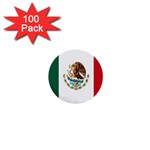Flag_of_Mexico 1  Mini Button (100 pack) 