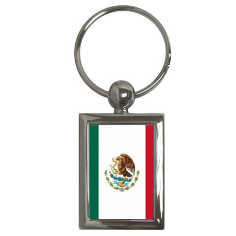 Flag_of_Mexico Key Chain (Rectangle) from UrbanLoad.com Front
