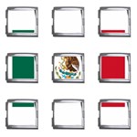 Flag_of_Mexico Mega Link Italian Charm (9 pack)