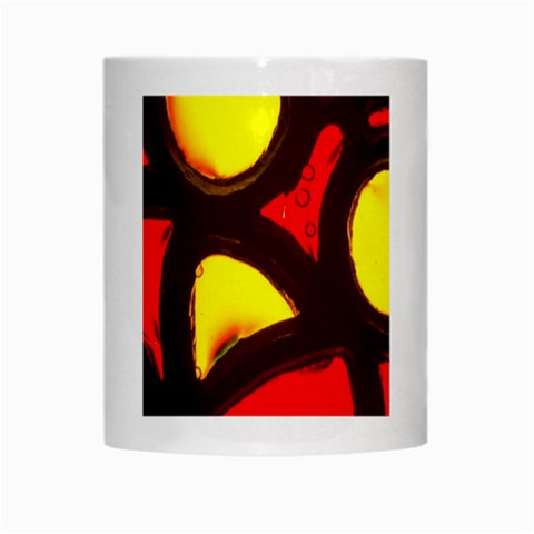 Yellow and Red Stained Glass White Mug from UrbanLoad.com Center