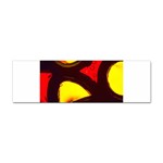 Yellow and Red Stained Glass Sticker (Bumper)