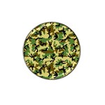 Camo Woodland Hat Clip Ball Marker (4 pack)