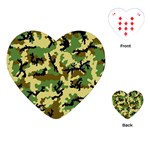 Camo Woodland Playing Cards (Heart) 