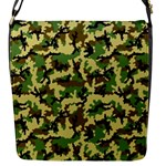 Camo Woodland Flap Messenger Bag (S)