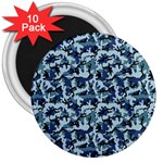 Navy Camouflage 3  Magnets (10 pack) 