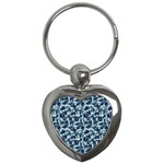 Navy Camouflage Key Chains (Heart) 