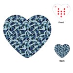 Navy Camouflage Playing Cards (Heart) 