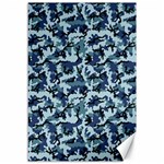 Navy Camouflage Canvas 12  x 18  