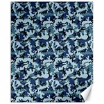 Navy Camouflage Canvas 16  x 20  