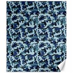 Navy Camouflage Canvas 20  x 24  