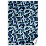 Navy Camouflage Canvas 20  x 30  