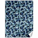 Navy Camouflage Canvas 36  x 48  