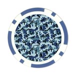 Navy Camouflage Poker Chip Card Guard