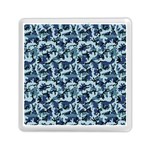 Navy Camouflage Memory Card Reader (Square) 