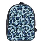 Navy Camouflage School Bags (XL) 