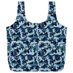 Navy Camouflage Full Print Recycle Bags (L) 