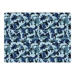Navy Camouflage Double Sided Flano Blanket (Mini) 